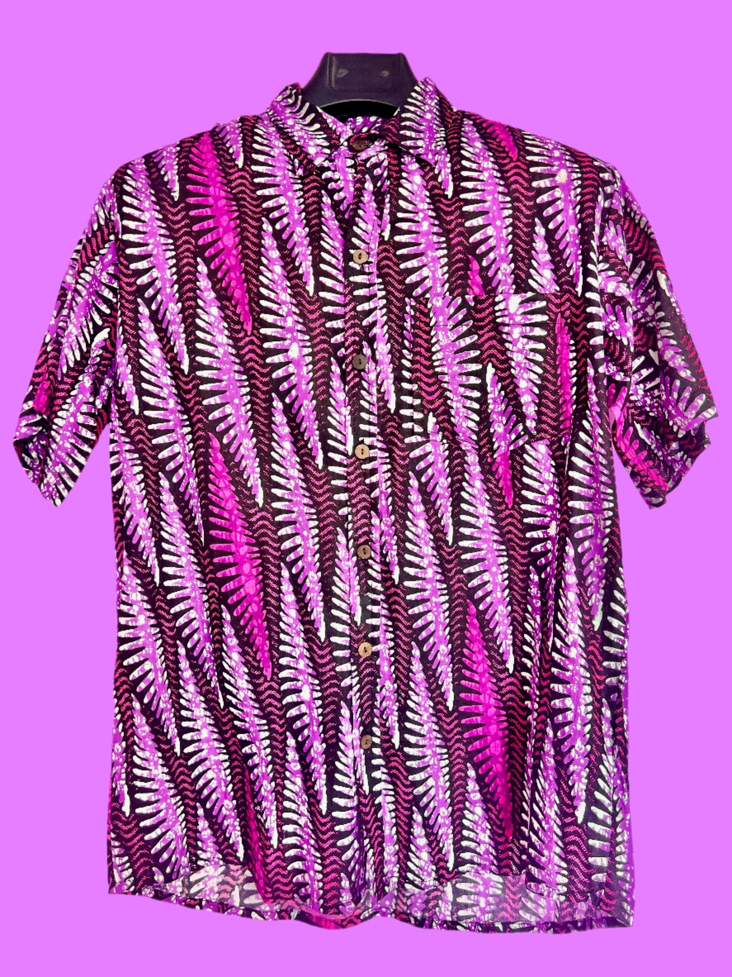 SAIRA Short Sleeve Purple Fern