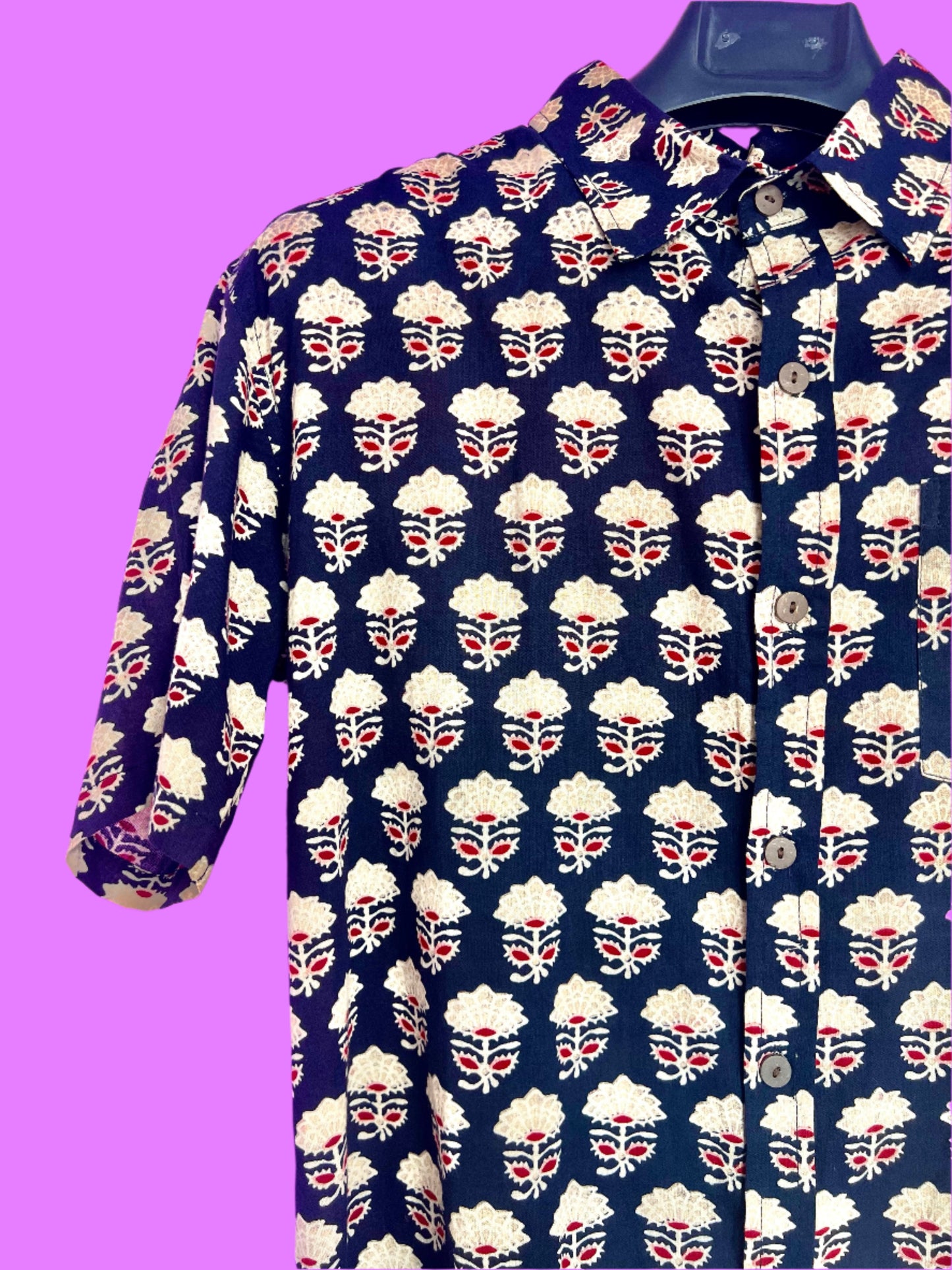 PADMA Short Sleeve Jaipur Midnight