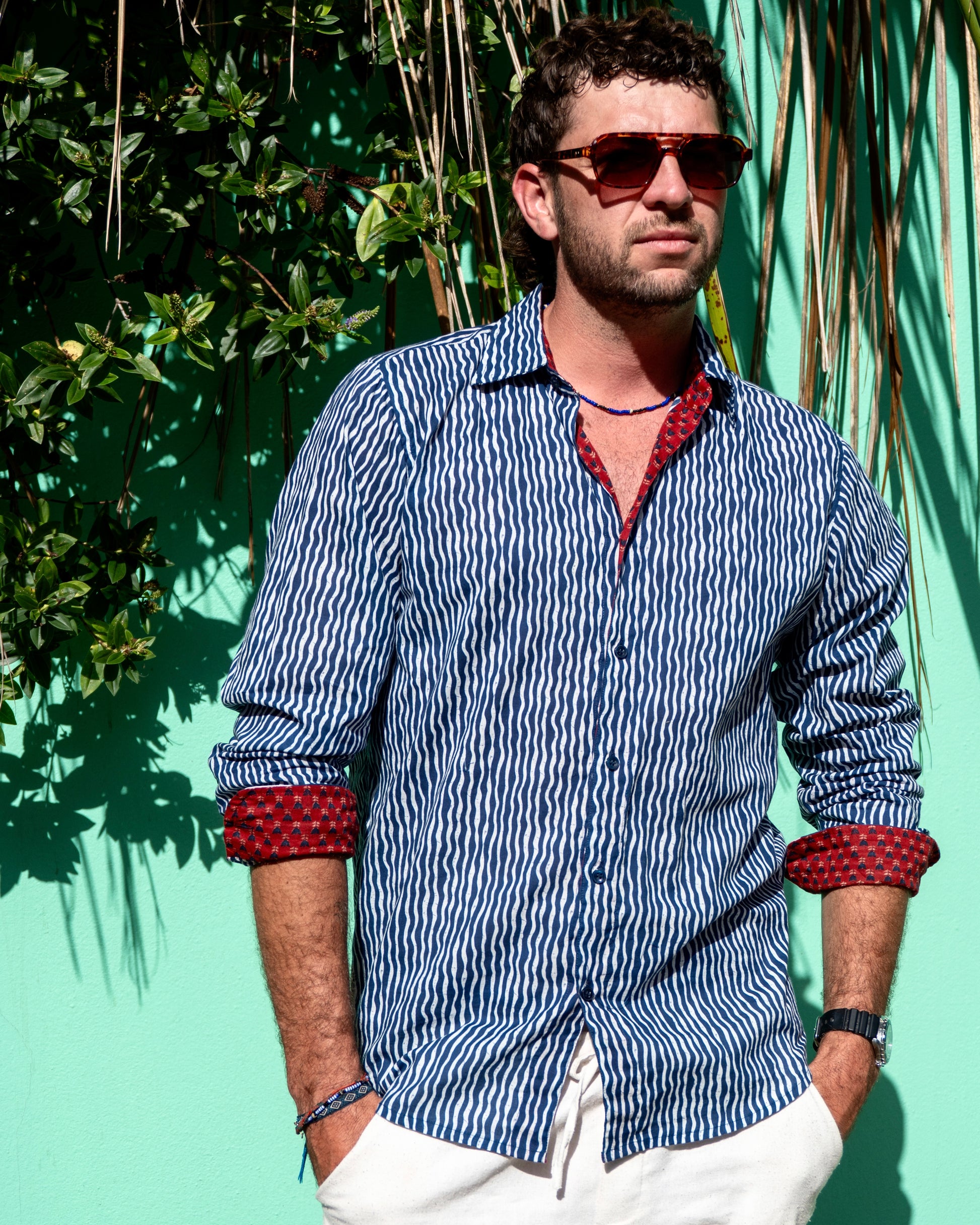 VENICE Long Sleeve Shirt (view 2), coastal resort wear — The Cocoon Way