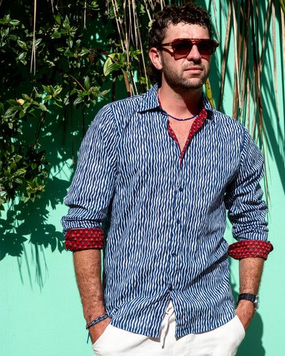 VENICE Long Sleeve Shirt (view 2), coastal resort wear — The Cocoon Way