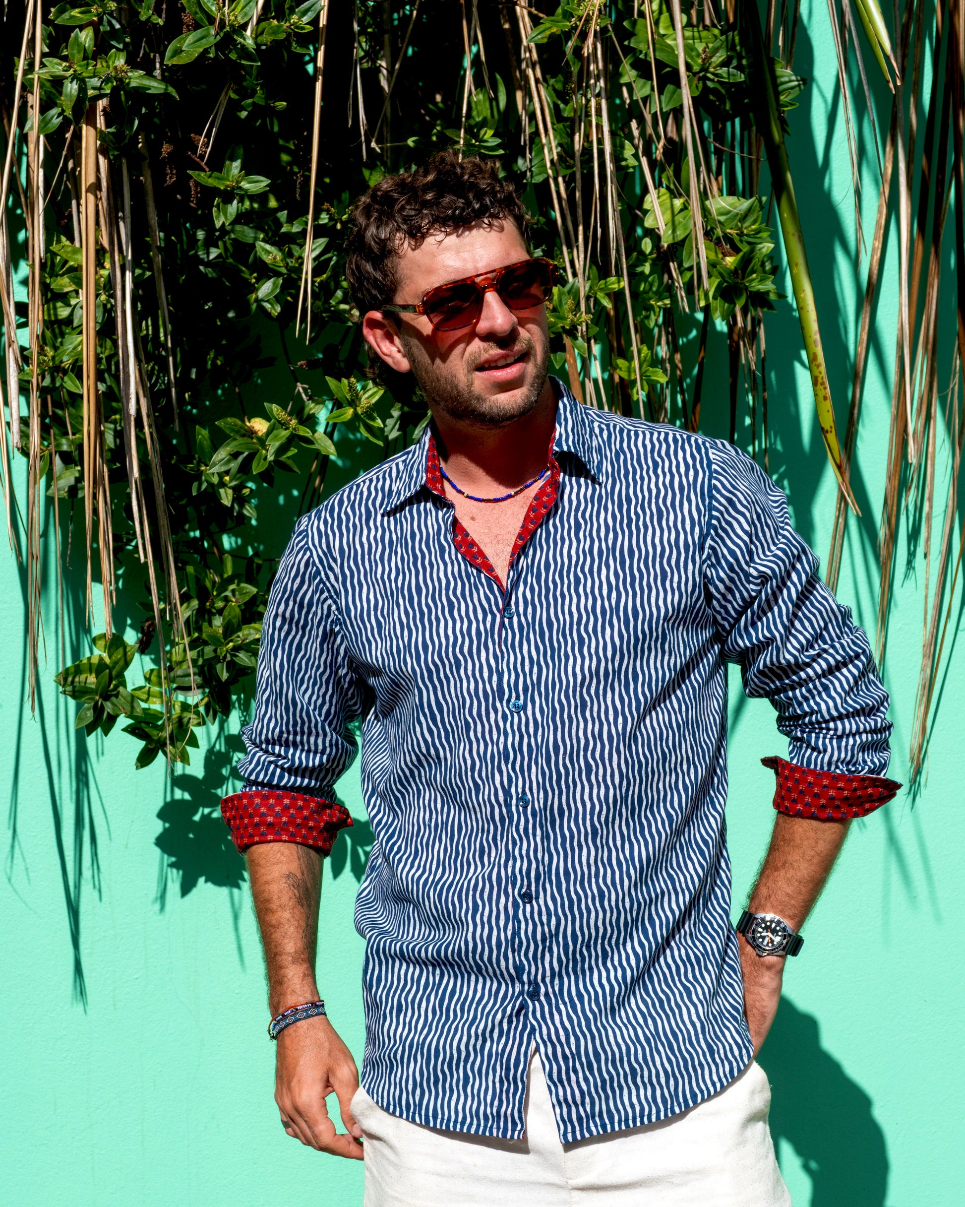 VENICE Long Sleeve Shirt, coastal resort wear — The Cocoon Way