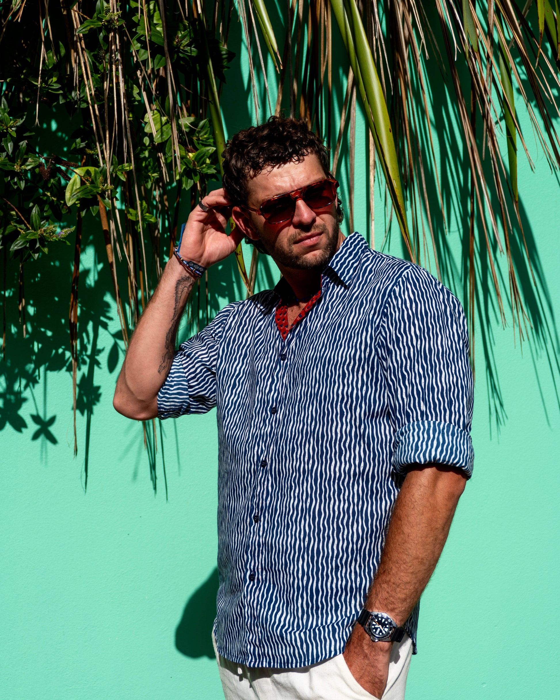 VENICE Long Sleeve Shirt (view 3), coastal resort wear — The Cocoon Way