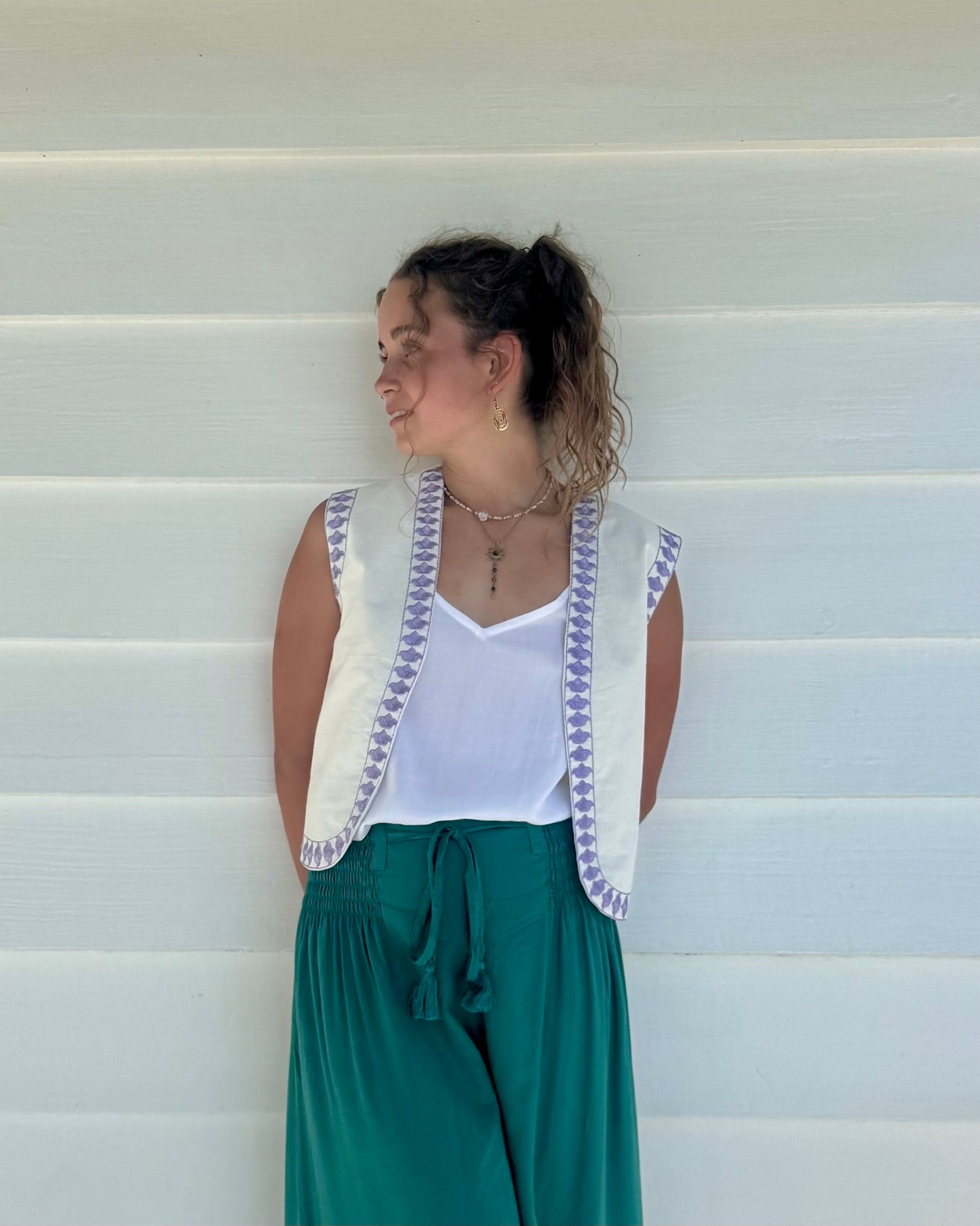 LOLI Vest Lilac (view 3), coastal resort wear — The Cocoon Way