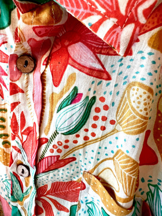 PADMA Short Sleeve Tropical Burst