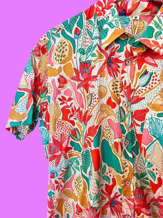 PADMA Short Sleeve Tropical Burst