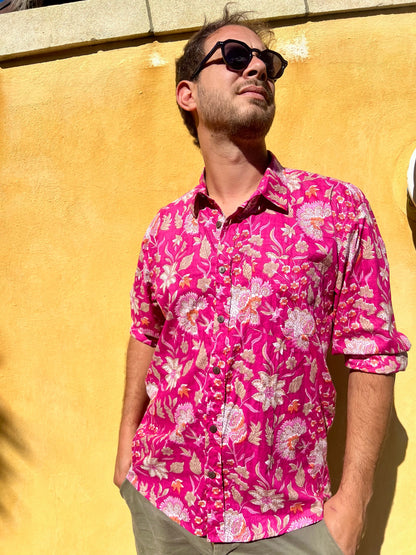 PADMA Long Sleeve Flamingo Botanical
