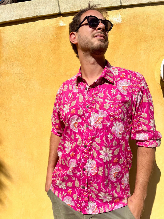 PADMA Long Sleeve Flamingo Botanical