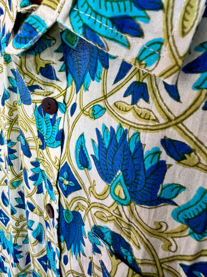 PADMA Short Sleeve Blue Lotus