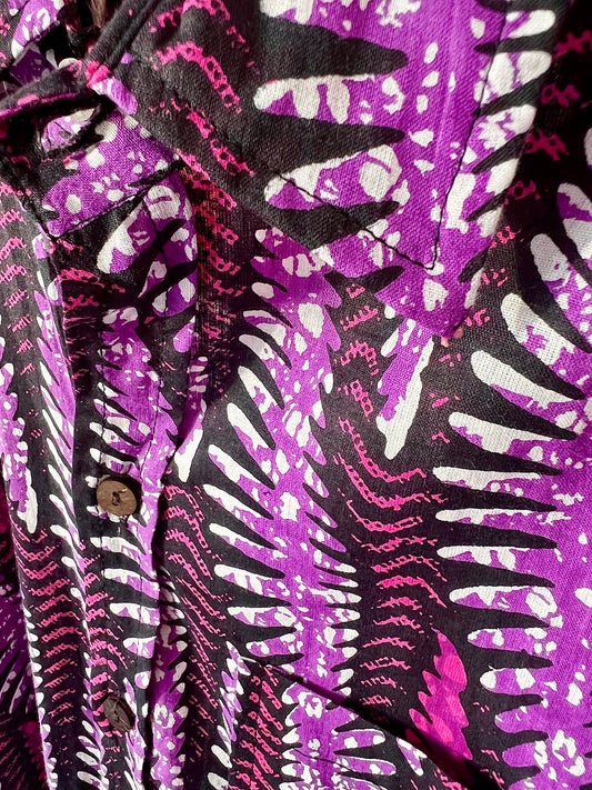 SAIRA Short Sleeve Purple Fern