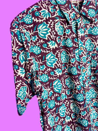 SAIRA Short Sleeve Moonflower
