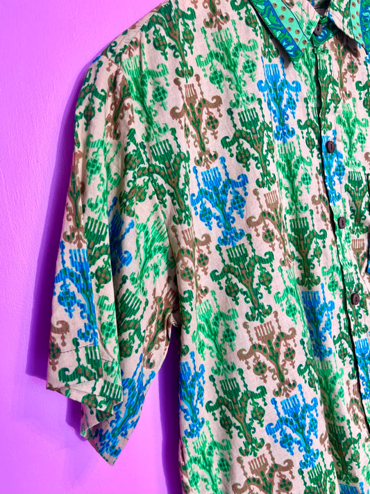 SAIRA Short Sleeve Shirt Verdant Relic