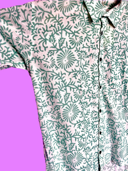 PADMA Short Sleeve Aqua Coral