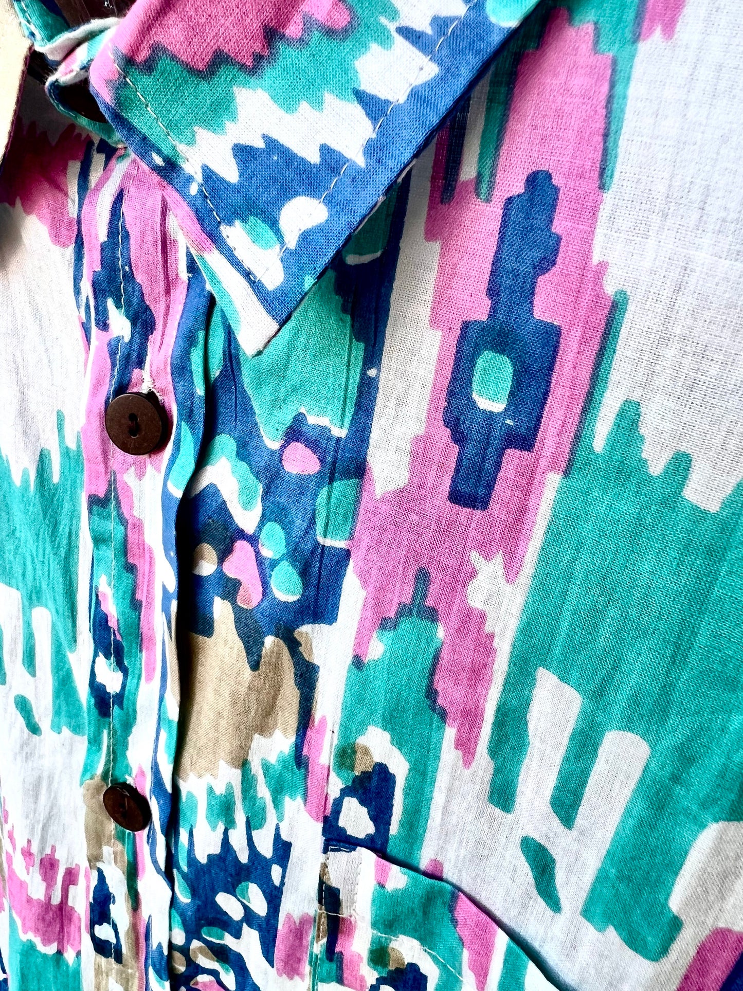 PADMA Long Sleeve Neon Ikat