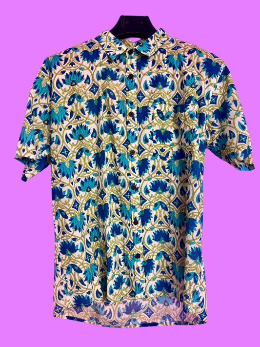 PADMA Short Sleeve Blue Lotus