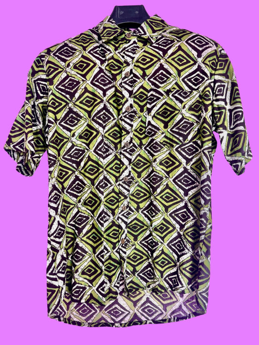 SAIRA Short Sleeve Tribal Diamond
