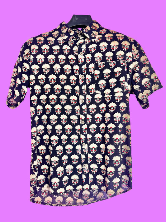 PADMA Short Sleeve Jaipur Midnight