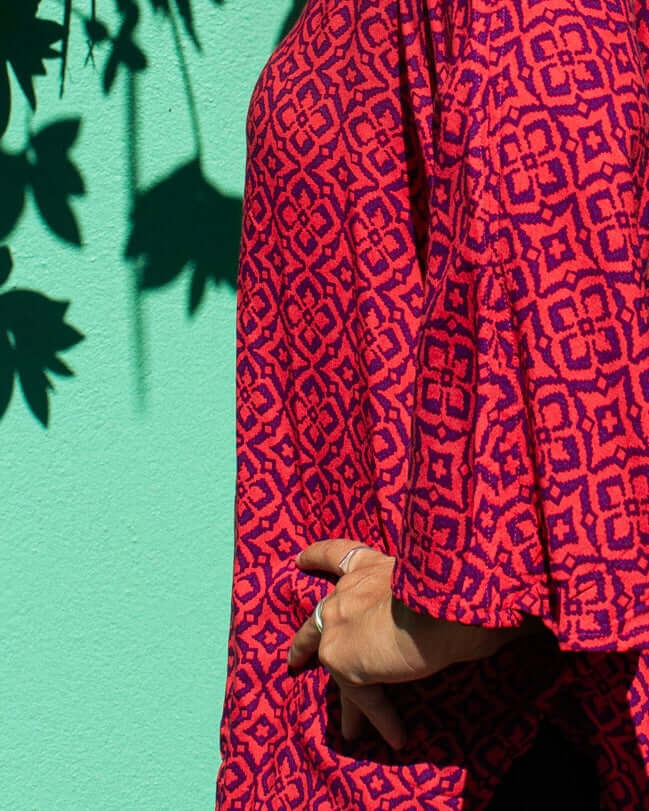 MONIKA Shirt Violetta (view 3), coastal resort wear — The Cocoon Way