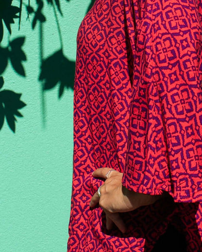 MONIKA Shirt Violetta (view 3), coastal resort wear — The Cocoon Way