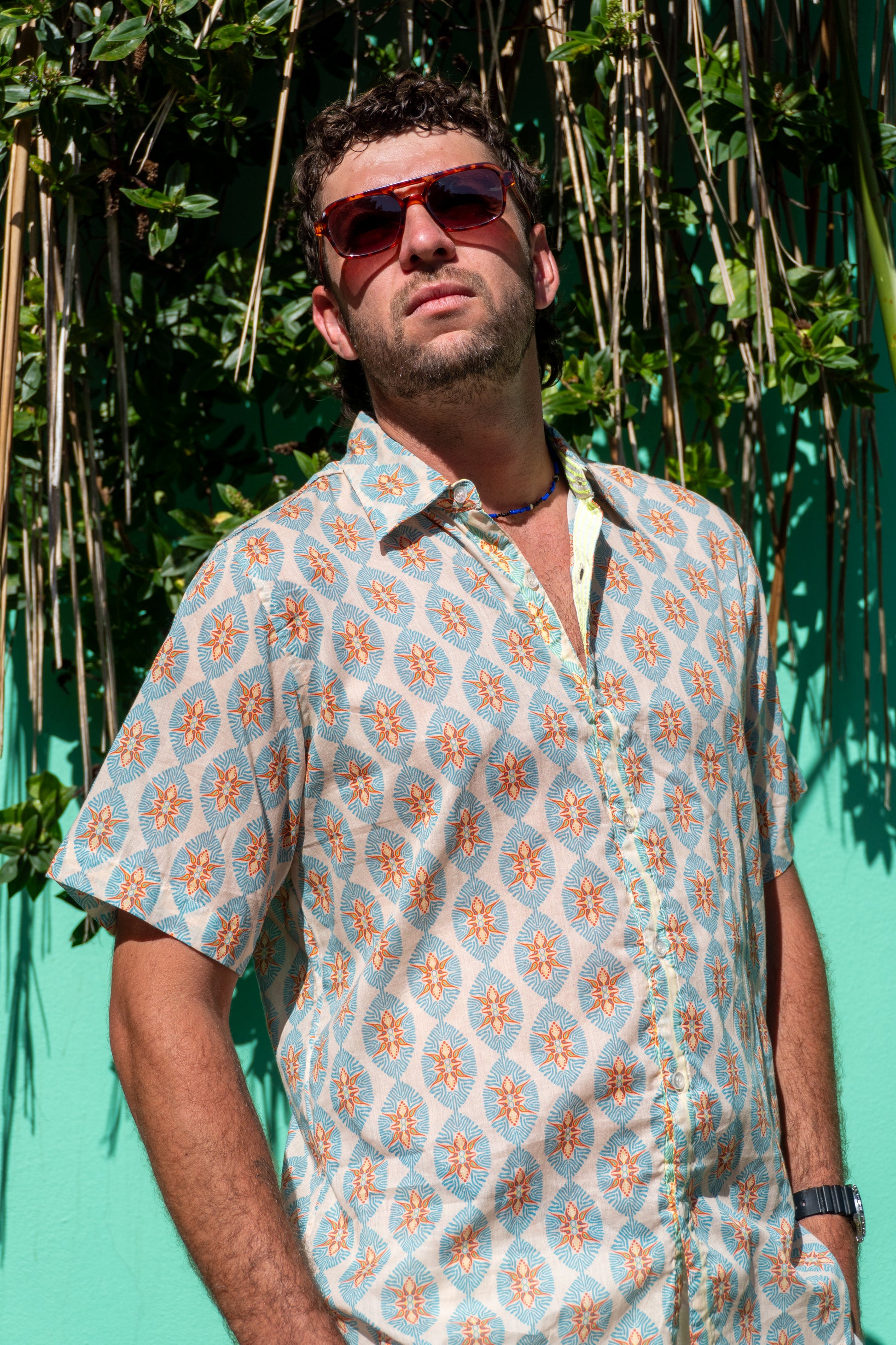 NAIROBI Short Sleeve Shirt (view 2), coastal resort wear — The Cocoon Way